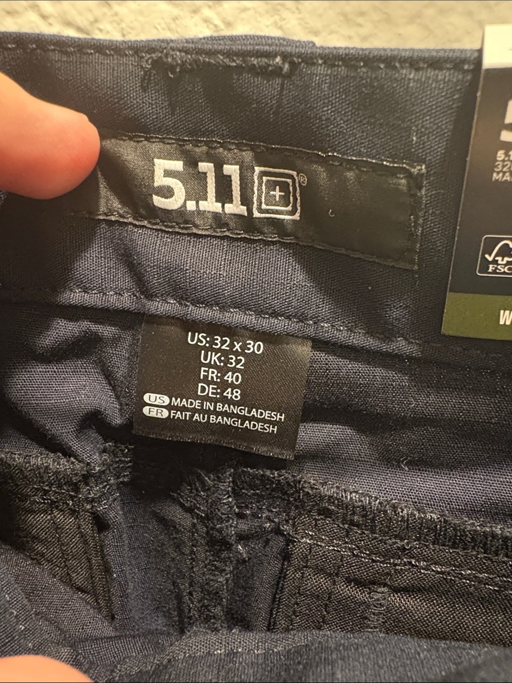5.11 Stryke® Men's Regular Fit Cargo Pant Dark Navy NWT! - Picture 3 of 13